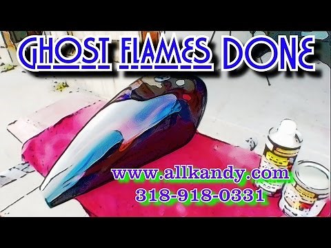 How To Paint Ghost Flames From Start To Finish-Custom Paint Tips-Part 3