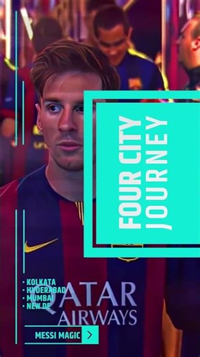 Lionel Messi in India 🇮🇳🐐 | The GOAT Tour LIVE on DD Sports! ⚽🔥