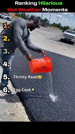 Ranking Funniest Hot weather Scenes Ever 🤣#shorts