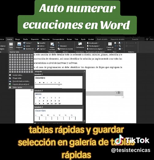 Learn to Auto-Number Equations in Word