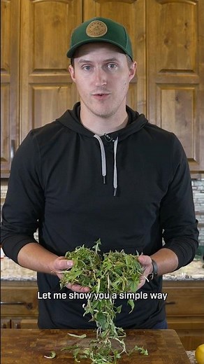 A simple recipe for dandelion greens #foraging #cooking #dandelion