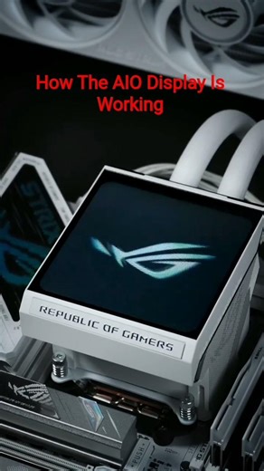 How The AIO Display Is Working How The AIO Liquid Cooler Display Is Working Asus AIO Q Connector