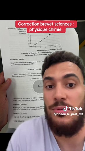 Correction brevet physique-chimie 2026 : exercices corrigés
