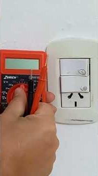 Multimeter: How to measure Alternating Current. #electronics #electronics #electrical