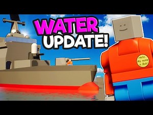 Sinking Ships on the NEW Water & City Map in the Brick Rigs Update!