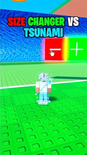 Size Changer VS Tsunami in Escape Tsunami for Brainrots