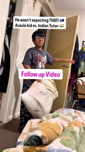 Gagan | Indian Single Mum in Australia| Parenting on Instagram: "My last video got 37K views and I had a lot of people texting me with recommendations for Tuition all also asking me to monitor the class to find out if my son is really finding it hard to cope up with the Indian tutor my son is an Australian born and the teaching style in Australia is way different than in India and he is not used to that strictness and discipline. 💀#cultureclash #DesiParenting #AussieKids #desiabroad #2026parent