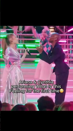 Ariana Grande & Cynthia Erivo performing What Is This Feeling Live from WICKED #shorts #wicked