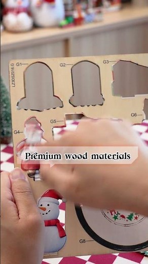 How to build a festive wooden clock?🧩 | Cutywood 3D Wooden Puzzles
