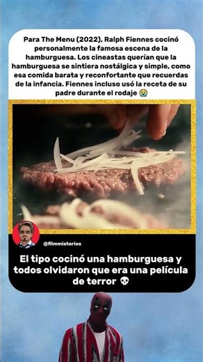 Ralph Fiennes cocinó personalmente la hamburguesa de la escena | The Menu (2022) 🍔
