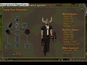 Deamon man16 getting Fighter torso in Runescape!!!