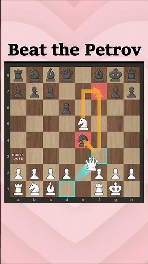 Chess Trick to Crush the Petrov Defense