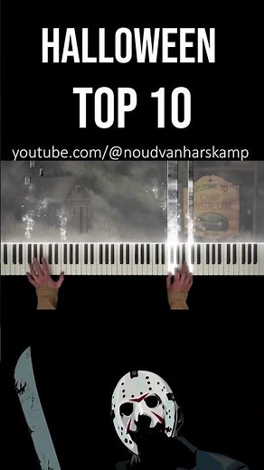 Halloween Top 10 - Jason Voorhees Theme Song (Piano Version) #8