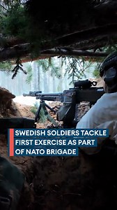 14K views · 239 reactions |  Swedish soldiers join NATO’s Multinational Brigade in Latvia for their first exercise. Exercise Oak sharpens combat readiness and warfighting skills, strengthening NATO’s eastern flank.  Check them out here  #nato #easternflank #training #military #warfighting #sweden #latvia #soldier | Forces News | Facebook
