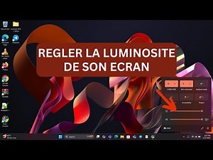 Comment Regler La Luminosite De Son Ecran PC(Tres Facile)
