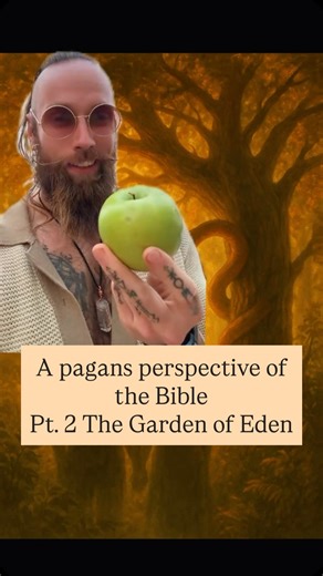 Eden wasn’t about sin… it was about awakening. 🍎 The serpent wasn’t evil, it was wisdom. Ask and Embla, Adam and Eve different names for the same moment: Spirit remembering itself through form. Do you believe humanity was punished for seeking knowledge or guided toward awakening? Drop your thoughts below ⬇️ and share this to spread awareness. Next: Let’s talk about Jesus and the truth of life, death & rebirth. 🌿 #pagansofinstagram #christians #unity #gardenofeden | David Christiansen