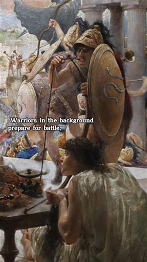 The women sacrificing their hair😥 #history #art #painting