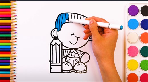 Interactive coloring for color education