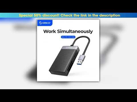 ORICO USB 30 USB C Card Reader 4 in 1 Memory Smart Card Reader SD TF CF MS Compact Flash Card
