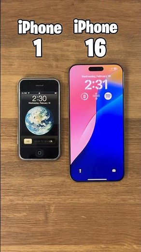 iPhone 1 vs iPhone 16 Pro Max 🤯