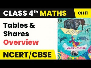 Tables and Shares - Overview | Class 4th Maths Chapter 11 | CBSE 2024-25