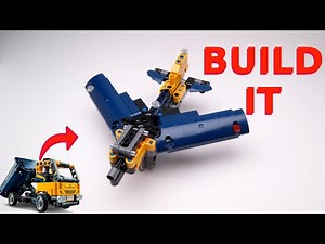 Jet Plane (Lego 42147 Dump Truck alternate) + How To Build (Instruction)
