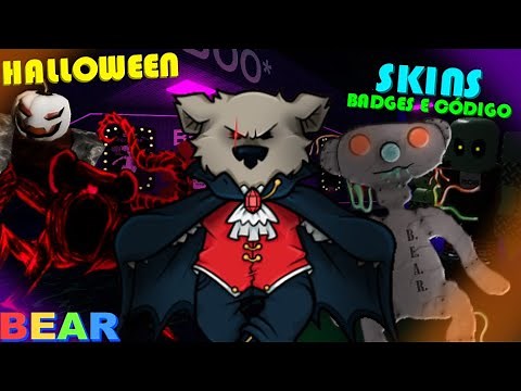 HALLOWEEN no BEAR 2! Como Conseguir ROBOT skin + Novas skins e código! - Roblox BEAR*