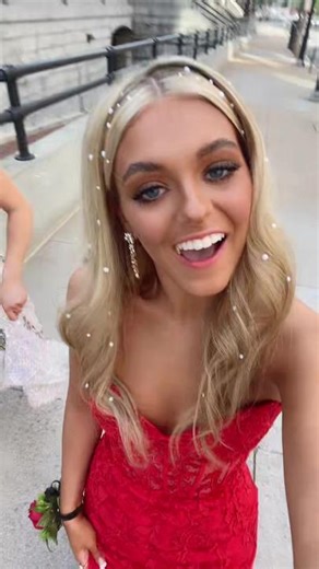 Ripped my prom dress right after this lol #senioryear #prom #promdress #fyp #foryoupage #foryou #disaster