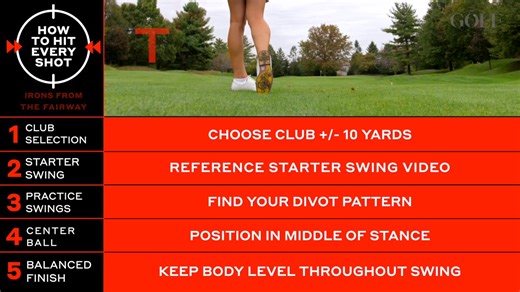 How to stripe your irons from the short grass 👀 | GOLF.com