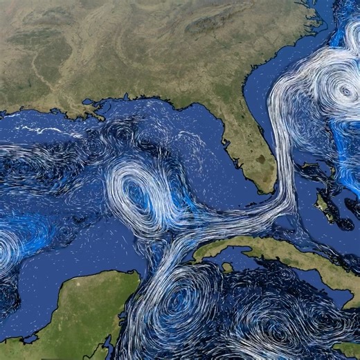 Earth Day is the perfect time to be mesmerized by our planet's currents in motion 🌀 Over 70% of Earth is covered by oceans that never, ever rest. Now, a stunning new visualization from NASA allows us to witness their endless, swirling currents like never before. NASA has released a breathtaking new visualization of our planet’s strongest ocean currents, from the mighty Gulf Stream to the swirling Kuroshio and Agulhas Currents. Using decades of satellite data and advanced ocean modeling, this si
