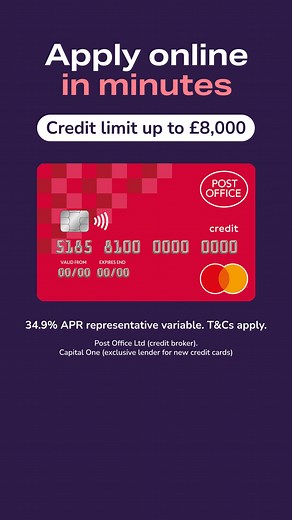 5.1M views · 20 reactions | ✅ Get an answer in 60 seconds  Checking won't affect your credit score  Credit limits from £200 to £8,000 | Post Office | Facebook