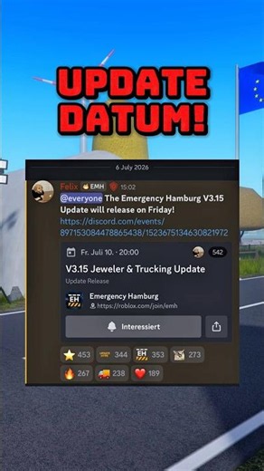 Update Date! #fhrp #roblox #notrufhamburg #notrufhamburgrp #update