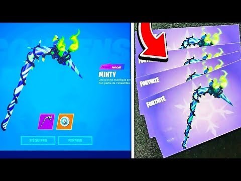 COMMENT AVOIR LA PIOCHE "MINTY" GRATUITEMENT SUR FORTNITE !