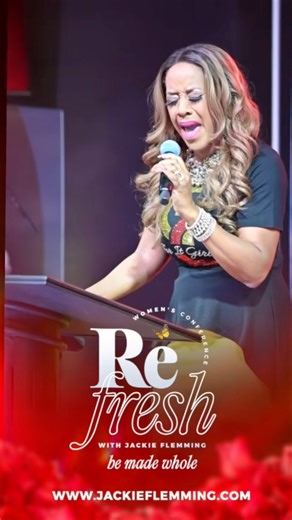 DAY SESSIONS AT The REFRESH WOMENS CONFERENCE 2024! What a powerful message from Dr. Yvonne Capehart www.JackieFlemming.com | Jackie Flemming
