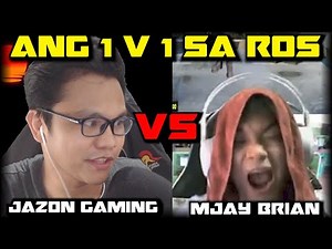 JAZON GAMING VS MJAY BRIAN 1V1 SA ROS