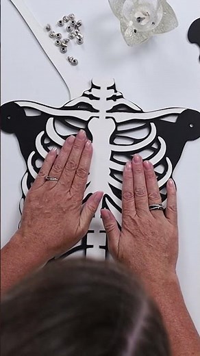 50-inch Laser-Cut Skeleton Decor #lasercutting #skeleton #crafts #diy #halloweencrafts #svgfiles