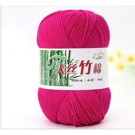 Dvkptbk Colorful Hand Knitting 50G Knitting Crochet Milk Soft Baby Cotton Wool Yarn - Walmart.ca
