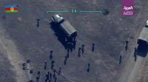 Watch: An unmanned aerial vehicle (UAV) that belongs to Azerbaijan launches an attack on members of the Armenian army, footage released by the Azerbaijani Army reportedly shows. https://english.alarabiya.net/en/News/world/2020/09/29/Turkey-ready-to-help-Azerbaijan-take-back-its-occupied-lands-Erdogan-aide | Al Arabiya English