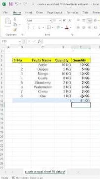 How to SUM Numbers with Units in Excel 💡 #ExcelTips