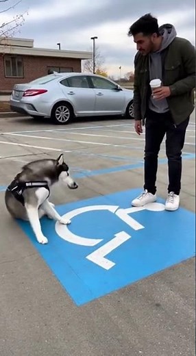 How a Dog Reserves a Parking Spot 🤣