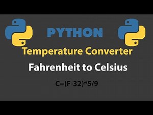 Python Temperature Converter Fahrenheit to Celsius - Python Program
