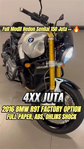RARE BIKE & BIG BIKE SPECIALIST SINCE 2011 on Instagram: "Edisi Nitip Jual, Rp 495 Juta Murah Meriah Full Paper, Pajak Panjang Full Modif Hedon Senilai 150 Juta++ BMW R Nine T Factory Option Aluminum Hand Brushed with visible weld seam Aluminium Tail Cover Full Paper Plat KT (Kalimantan Timur ) NIK ( 2016 ) Tax On Panjang 07.27 Odo 12.000 KM Asesoris : - UN1T Garage Exhaust - Shock depan OHLINS - Shock belakang OHLINS - Steering Damper OHLINS - Engine guard SW Motech - Riser SW Motech - Motodemi