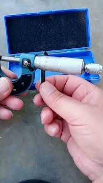 How to zero a Chinese micrometer