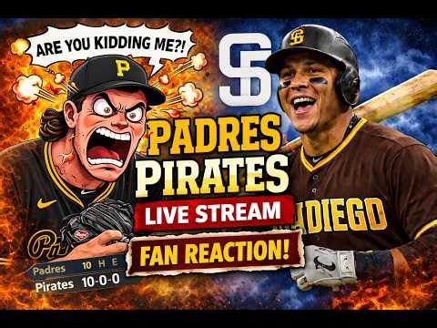 Paul Skenes LIVE STREAM | Padres vs Pirates LIVE STREAM | Live Play-by-Play, Fan Reaction
