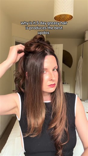 Why Day 5 Greasy Hair Makes the Best Updos