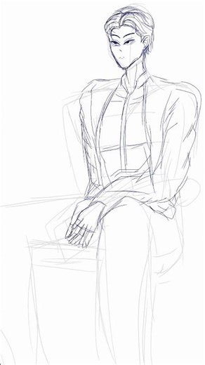 IDK 😔 HARD TO DRAW HIM, JUST GUESS IT 🤸‍♀️ #art #drawing #fanart #webtoon #speedpaint #sketch #paint