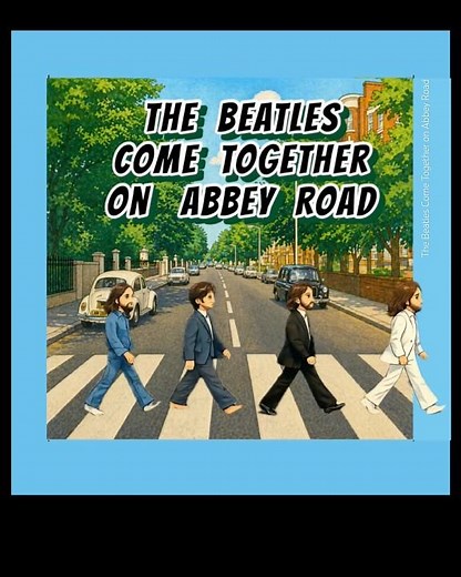 Cartoon: The Beatles Come Together on Abbey Road