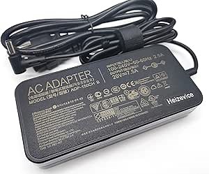 150W 20V 7.5A ADP-150CH B AC Adapter for Asus TUF Rog Strix G531GT G531GD G731GT FX505 FX505D FX505GT FX505DT FX705DD FX705DT FX705DU 6.0 X 3.7mm Laptop Power Supply Charger Cord