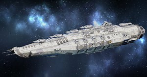 Spaceship Berlin Battlecruiser | 3D Space | Unity Asset Store