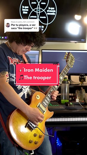Dave Murray Guitar Performance of 'The Trooper' by Iron Maiden